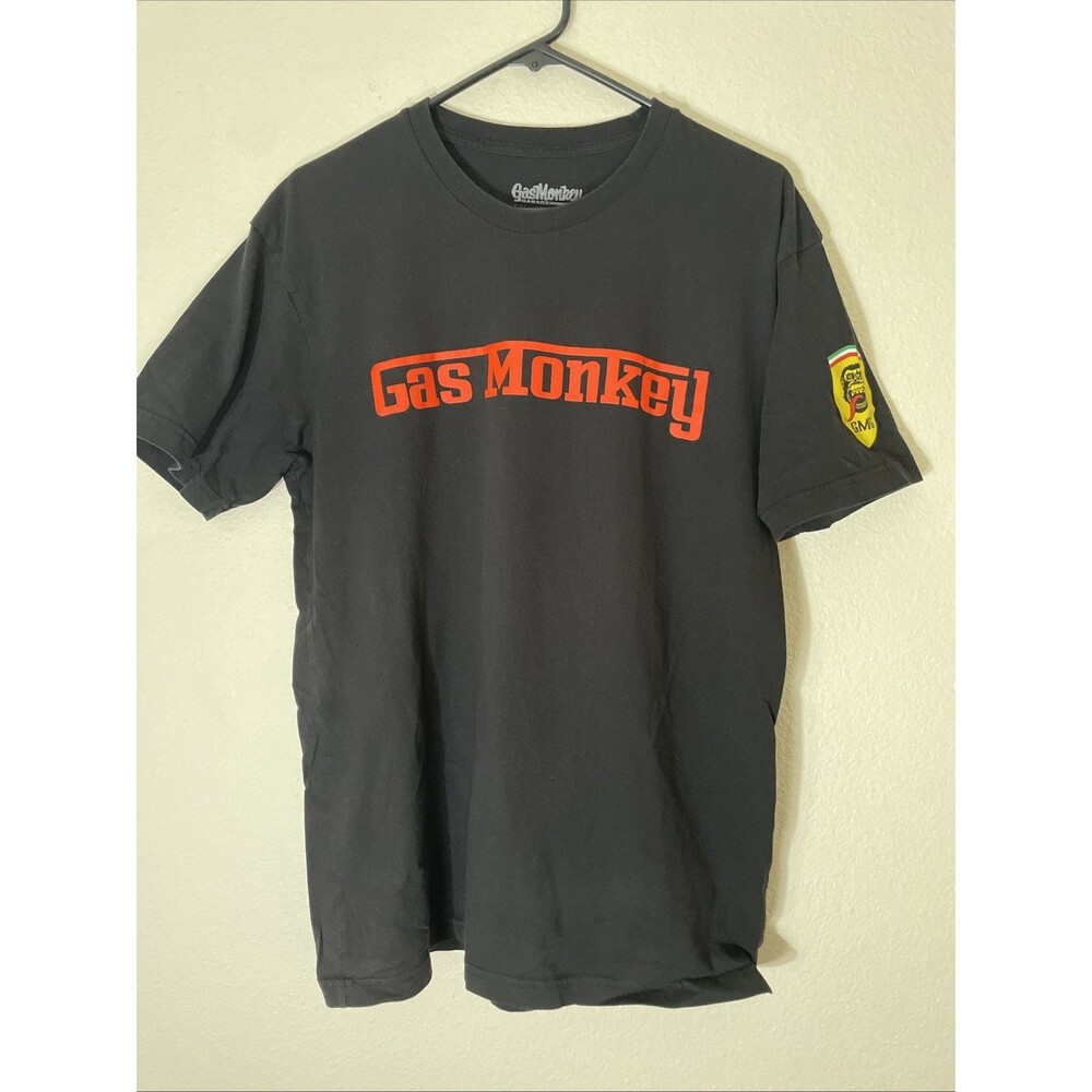 Gas Monkey Garage T Shirt Large Black Texas Made In USA